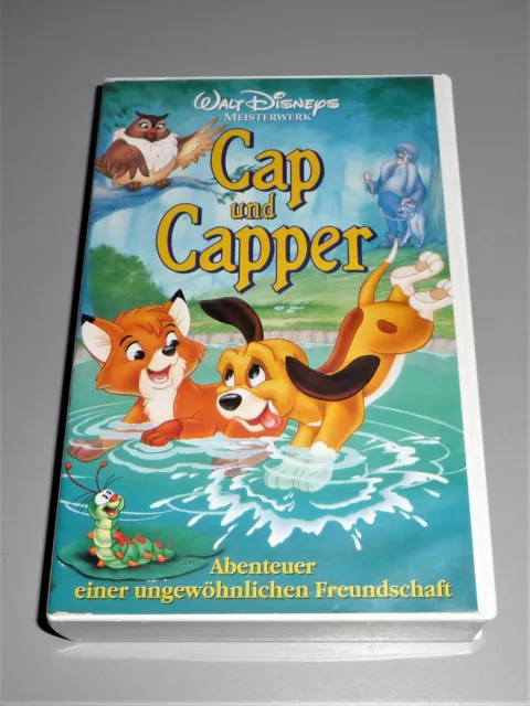 VHS Video WALT DISNEY Meisterwerk - Cap und Capper - 2 x Holo - neuwertig