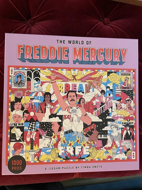 FREDDIE MERCURY JIGSAW puzzle 1000 pieces £10.00 - PicClick UK