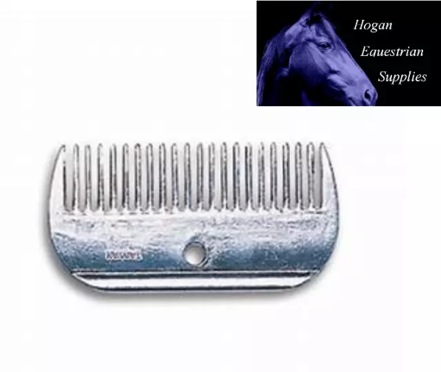 Cottage Craft Aluminium Mane Comb One Size Silver - Horse Grooming