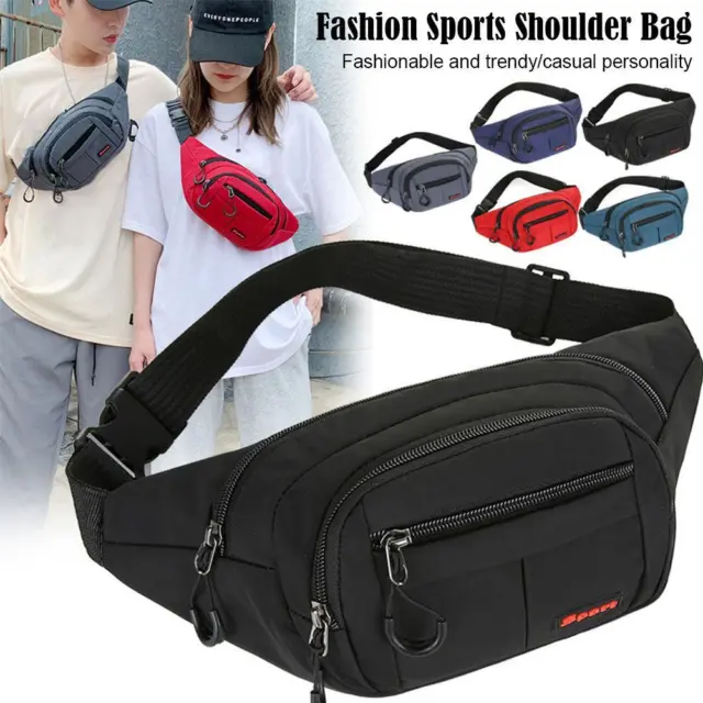 Waist Bum Bag Men Women Festival Travel Money Running Belt Fanny Pack Unisex US