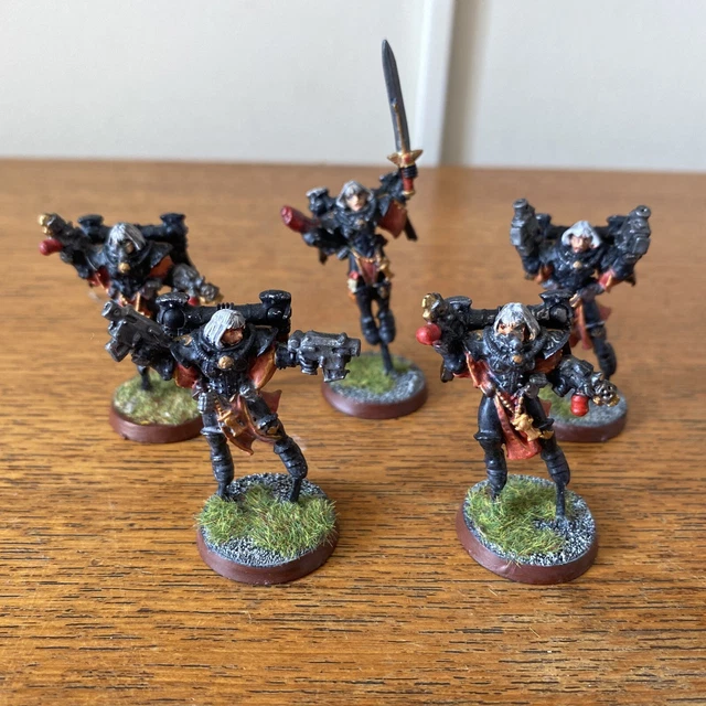 Adepta Sororitas Seraphim Sisters Of Battle Squad Metall OOP bemalt