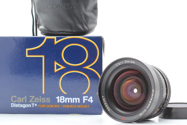 【N MINT in Box】 Contax Carl Zeiss Distagon T* 18mm f/4 AEG for C/Y Lens Japan