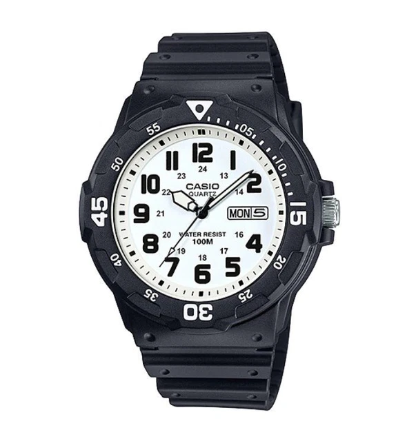 Casio day sales date analog watch