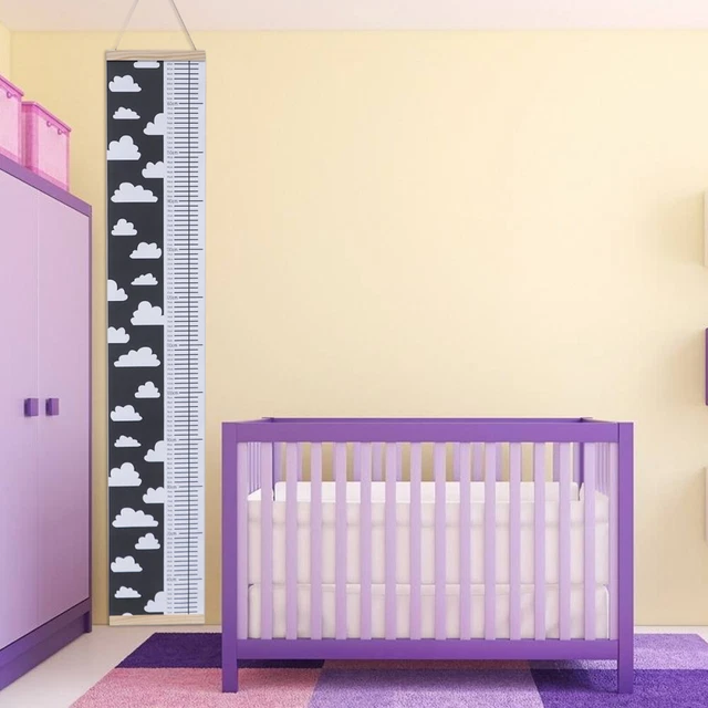 Línea de altura regla de medición de altura imágenes colgar artesanía de madera para niños