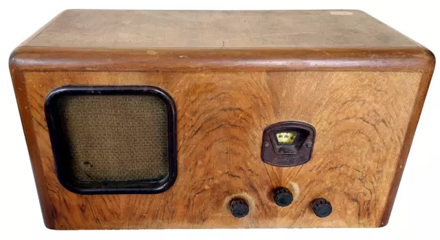 Vintage antica Radio d'epoca valvole Microphona MK203  design tube 1934 FUNZIONA