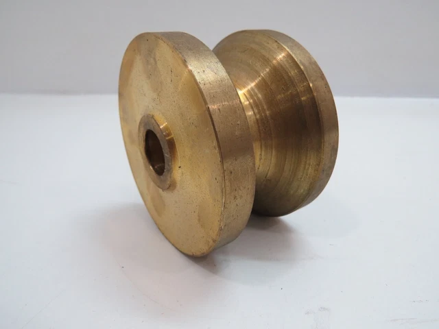 Brass 2+15/16 inch Pulley Wheel Winch Bow Roller (C4B914B)