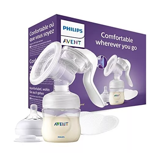 Philips Avent Handmilchpumpe Model SCF430/10 Manuelle Milchpumpe Baby Stillen