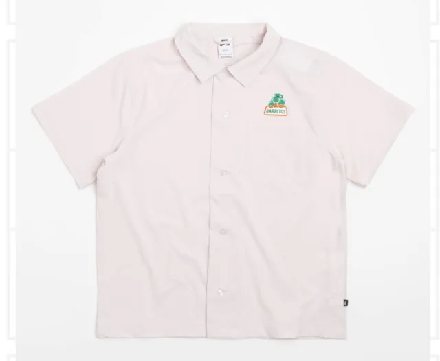 Nike SB x Jarritos Mens XXL Bowling Shirt Pink