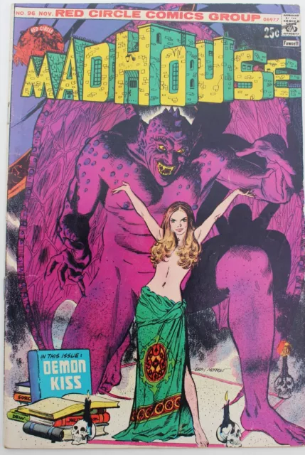 MADHOUSE 96 fn/vfn 1974 vintage Red Circle Archie HORROR COMIC All New Colour