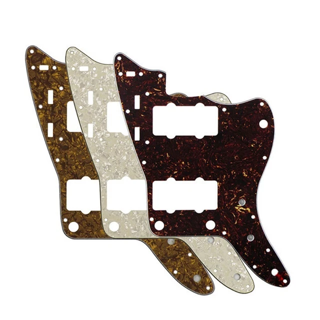 Chevalet De Rechange Noir Pour Guitare Fender Mustang/Jaguar/Jazzmaster - Avec Inserts Et Clé