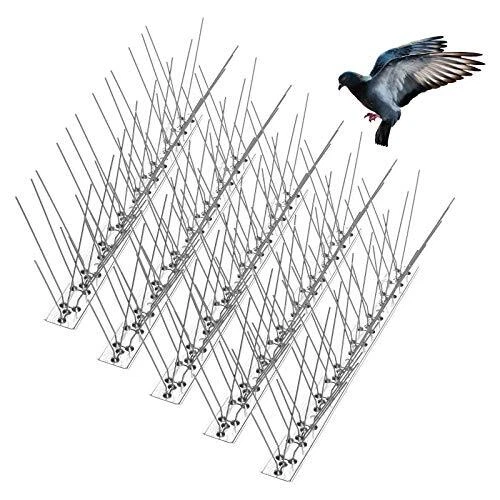 Picos de pájaro REMIAWY para palomas pájaros pequeños gato 15 pies antipicos de pájaro Stai...