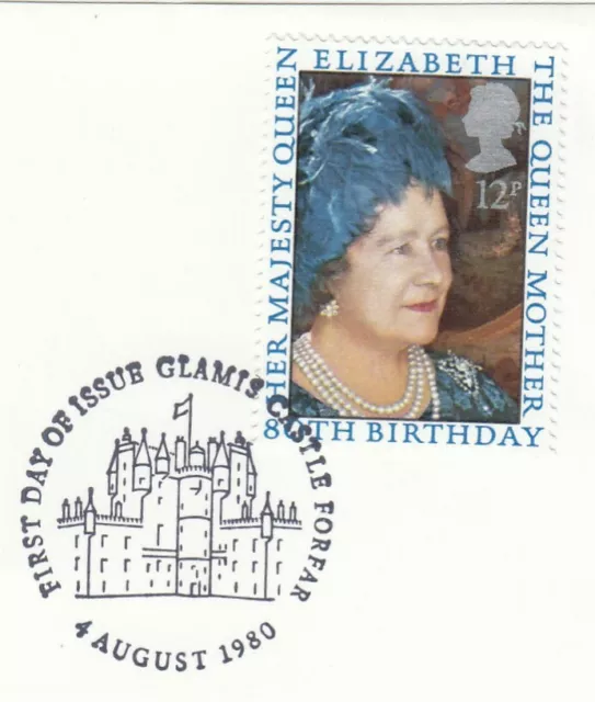 (87950) GB Used Queen Mother 80th Birthday 1980 ON PIECE