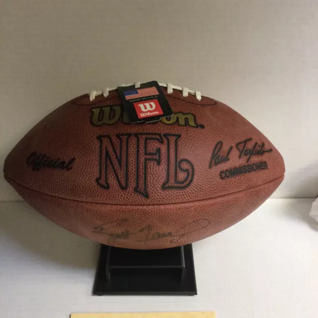 Brett Favre Autographed Official Nfl Football W/Coa Green Bay Packers Hof (S) 3