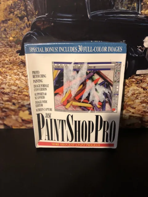 JASC Paint Shop Pro With Special Bonus Images 1995  New Sealed
