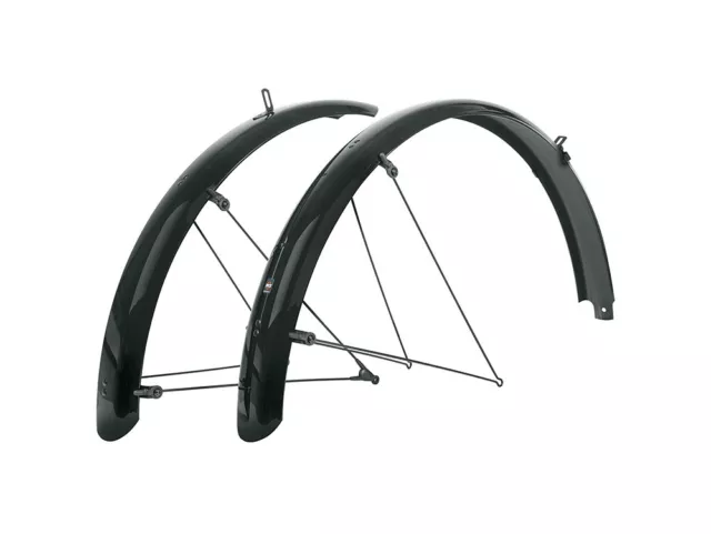 SKS Bluemels BASIC 69 Fahrrad-Schutzblech (Set) // 27,5"-29" silber/schwarz