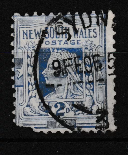 New South Wales, Australien - Victoria - gebrauchte 2D-Briefmarke 1897