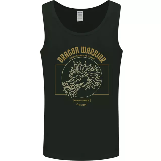 Dragon Warrior Samurai Japan Japanese Mens Vest Tank Top