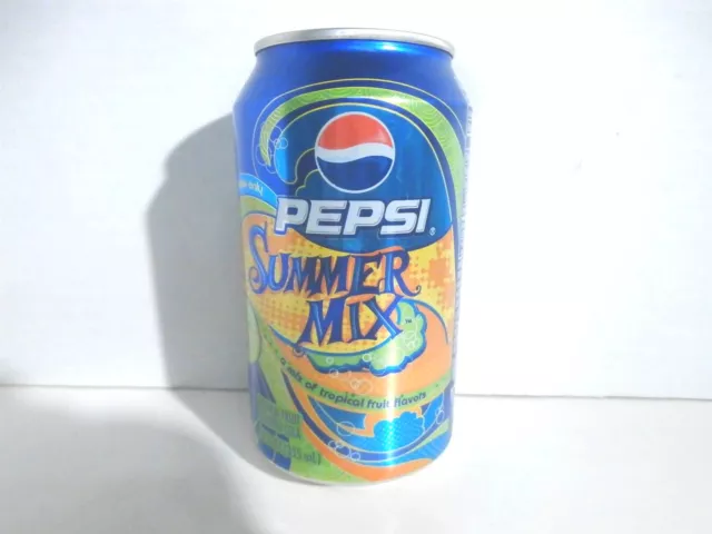 2007 PEPSI SUMMER MIX FRUIT FLAVOR EMPTY SODA POP 12oz CAN