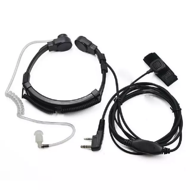 Adjustable Throat Mic Earpiece Headset For Baofeng UV5R 888S UV82 UV-B6 UV8D