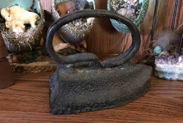 Antique Sad Iron, 19th Century Sad Iron, Rustic Home Decor, Door Stopper