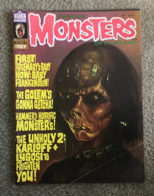 famous monsters of filmland magazine #127 G Good I combine the shipping!