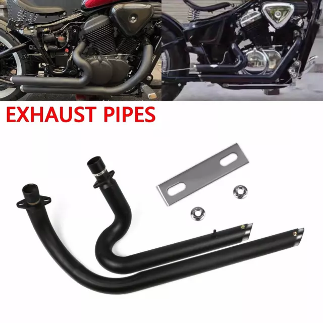 Exhaust Muffler Pipes System Fit For Honda Shadow Steed 600 VLX600 VT600C VLX400 3