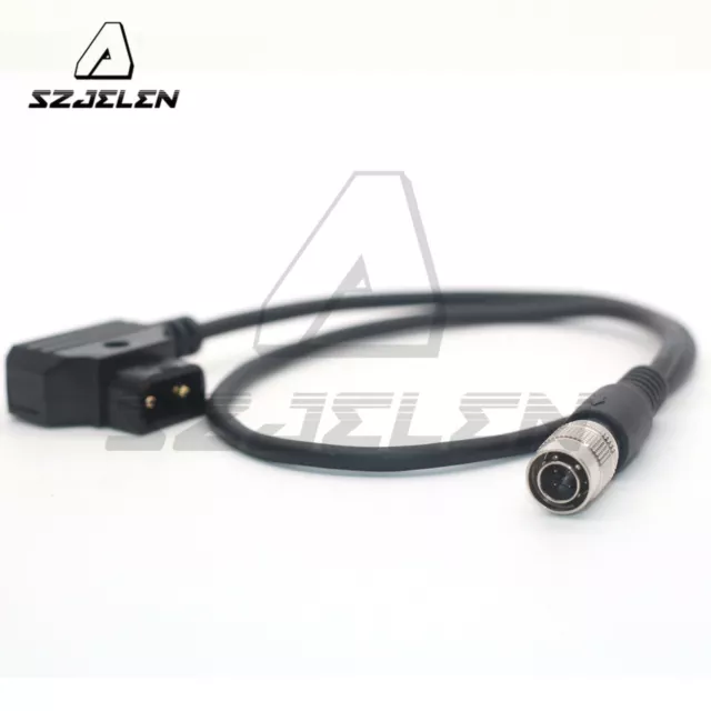 ZOOM F8 F4 Power Cable，Dtap to Hirose 4pin Male for Sound Device Power Cable