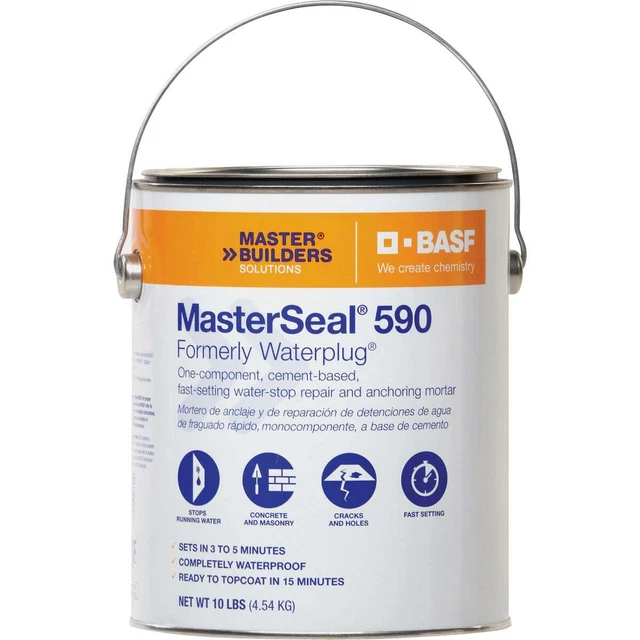 MasterSeal 590 1 Gal. Hydraulic Cement MS5901G MasterSeal MS5901G null