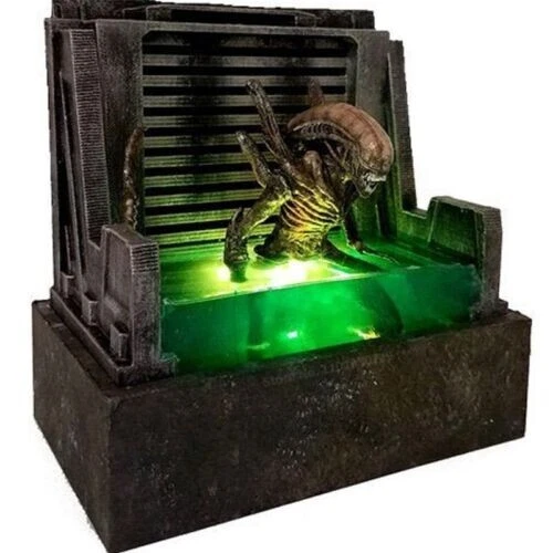 Horror Resin Figure Alien Statue Decorations Halloween Toys Light Up New