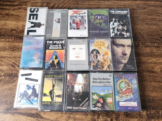 cassette tapes bundle job lot