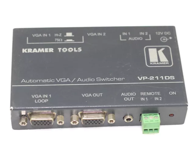 Kramer Outils Automatique VGA / Acoustique Commutateur VP-211DS