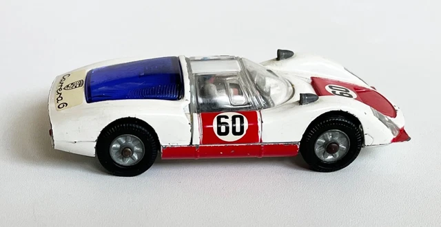 Corgi Toys #60 Porsche Carrera 6 Miniature Métal Vintage - Fabriquée En Angleterre