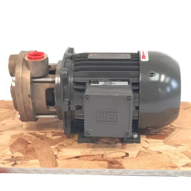 MTH Pumps T31H-AB Turbine Pump, 0.63kW, 3GPM, 300PSI, 3/4"NPT, 3Ø, 230/460VAC