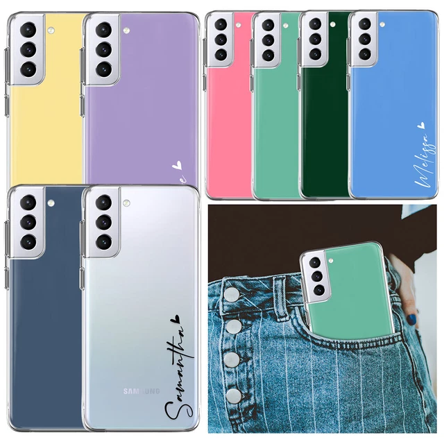 Clear TPU Phone Case For Samsung Galaxy A14 A53 A54 M13 Personalized Name Cover