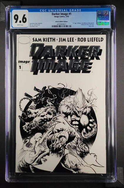 Darker Image #1 Black & White (1993,Image Comics) ~ CGC 9.6