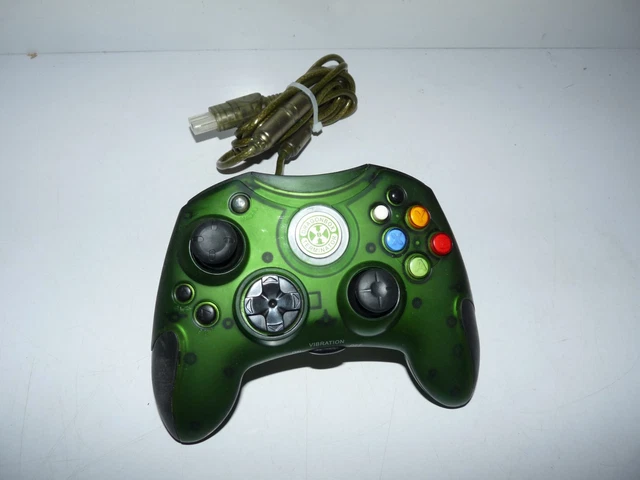 Manette Xbox One Translucide Verte Et Blanche – 1ère Génération, Neuve Sous Blister