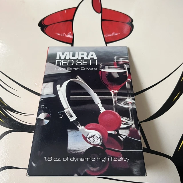 MURA Red Set 1 Folding BRAND NEW Stereo Plug 1/4 3 Conductor vintage
