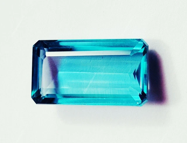 23.92 Carats Véritable Sud Africain Tourmaline à Facettes Certifié Desseré Gemme