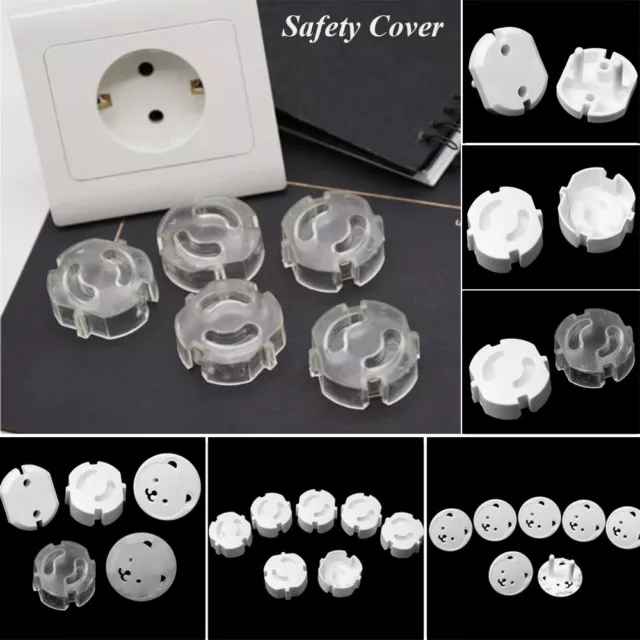 Locks Baby Safe Anti-Electric Outlet Guard Power Socket Plug Protector Cover