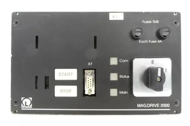 MAG.DRIVE 2000 Leybold 121 35 Turbomolecular Pump Controller MD 2000 D Working