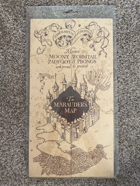 HARRY POTTER THE Marauders Map Official Replica Parchment Universal ...