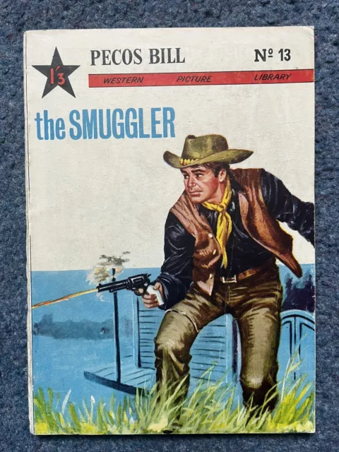 Pecos Bill Wild West Picture Library Comic No. 13 The Smuggler