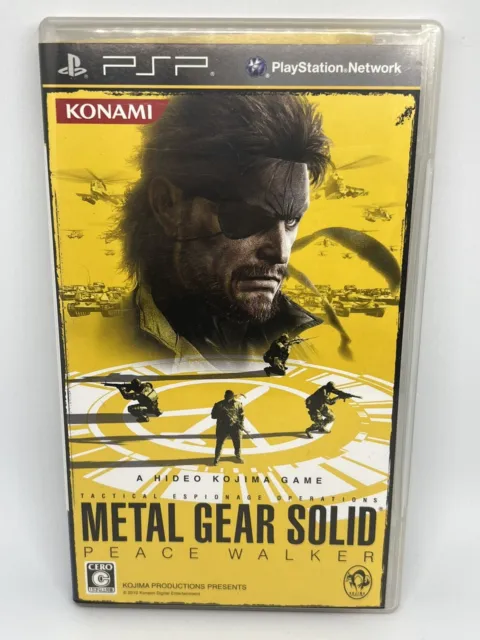 Metal Gear Solid: Peace Walker - PSP Complete In Box CIB JAPAN VERSION VGC JPN