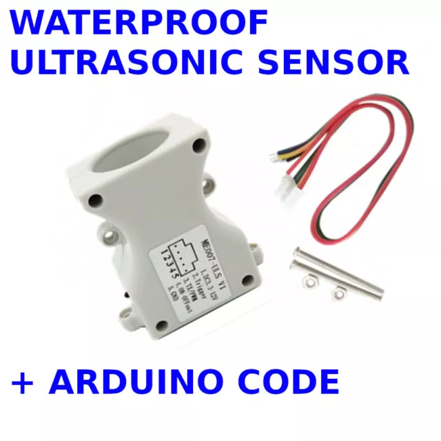 Waterproof Ultrasonic/Distance Sensor UART/PWM 8° Small Angle long range Arduino