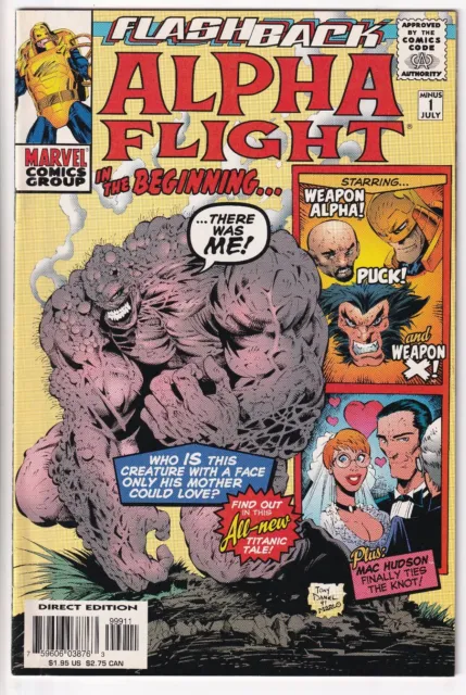 Alpha Flight Minus 1 Flashback - Marvel Comics 1997