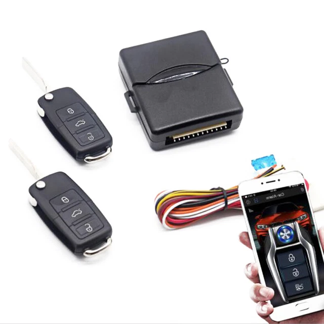 Car Alarm System Remote Security Trunk Locking Door Lock Keyless APP Control Kit