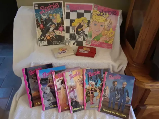 Barbie Fashion Marvel Comic Book Barbie and Friends Book Club Wallet Lot of 11