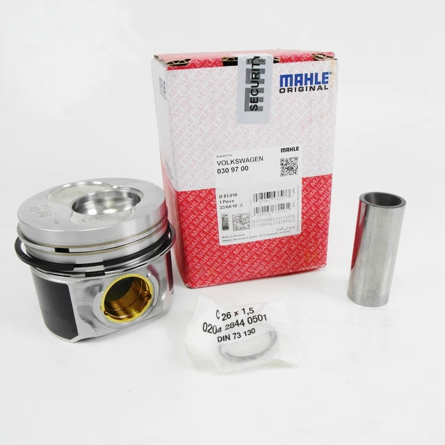 Juego Completo De Reparación De Pistones Mahle 0332000 – Compatible Con VW, Audi, Seat (AYD, BFQ, BGU Y Más)