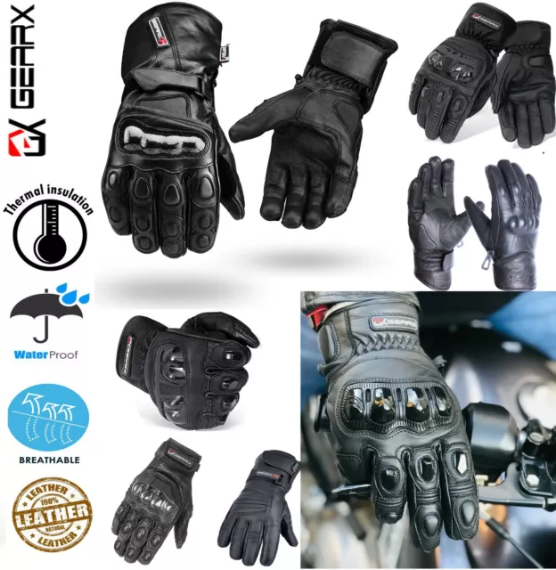 GearX Gants Gamme Été Hiver Imperméable Moto Cyclisme Gant