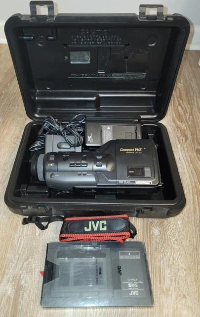 Videocámara JVC compacta VHS Videovie GR323 con estuche rígido (solo piezas)